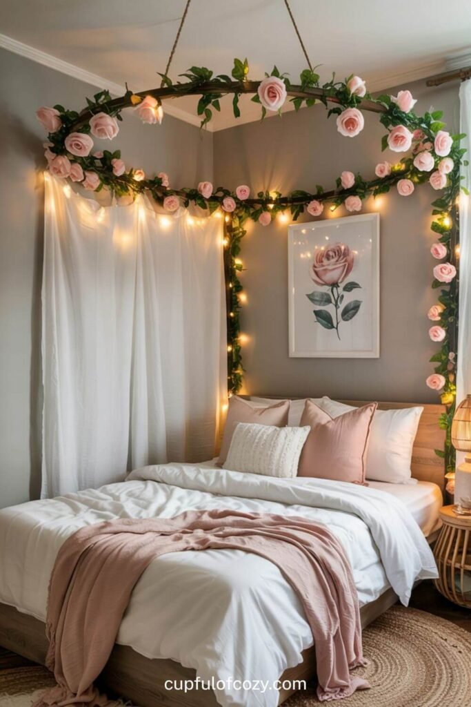 Fairy Light Rose Halo