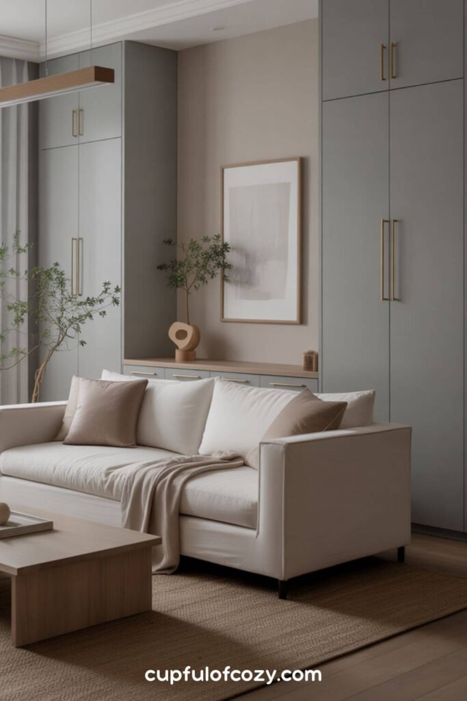 Grey Built-Ins That Disappear