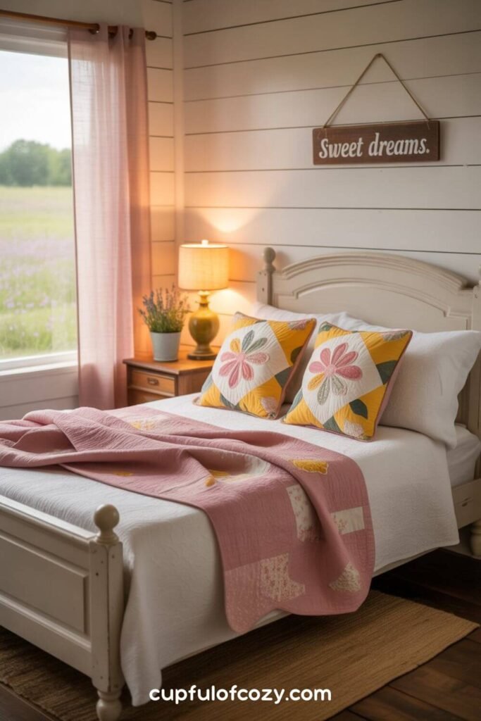 Handmade Quilted Pillows and Throws