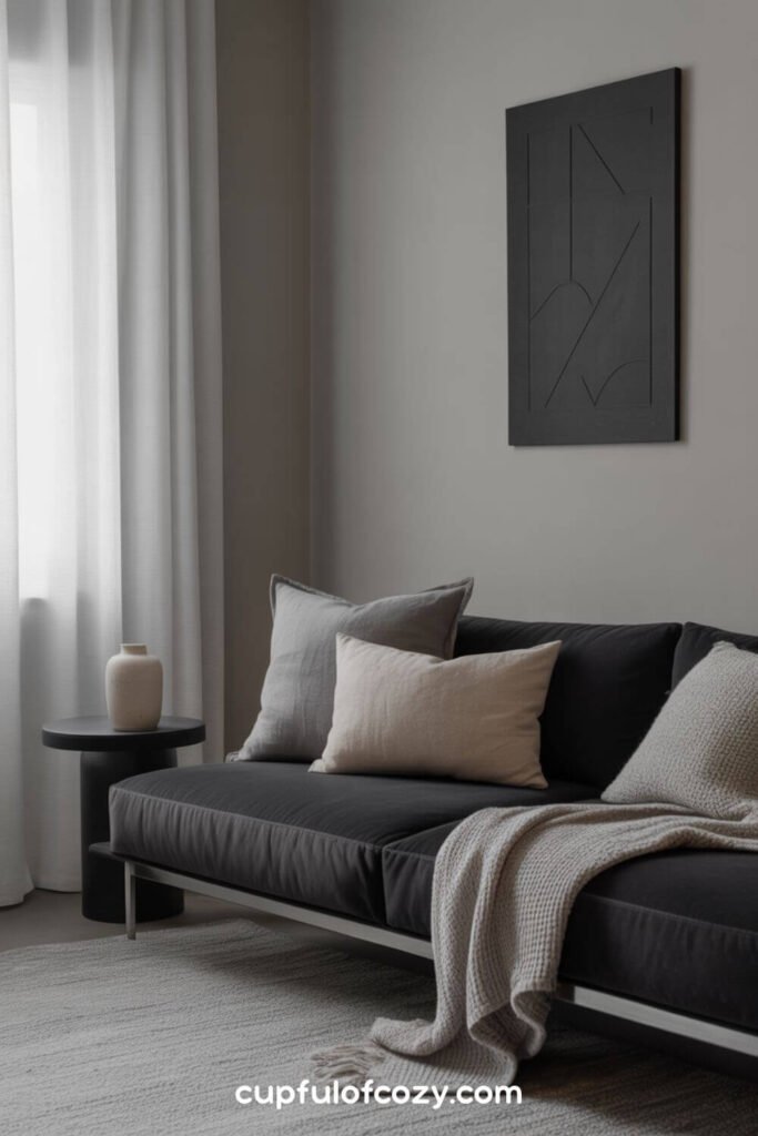 Layered Grey Textiles for Dimension