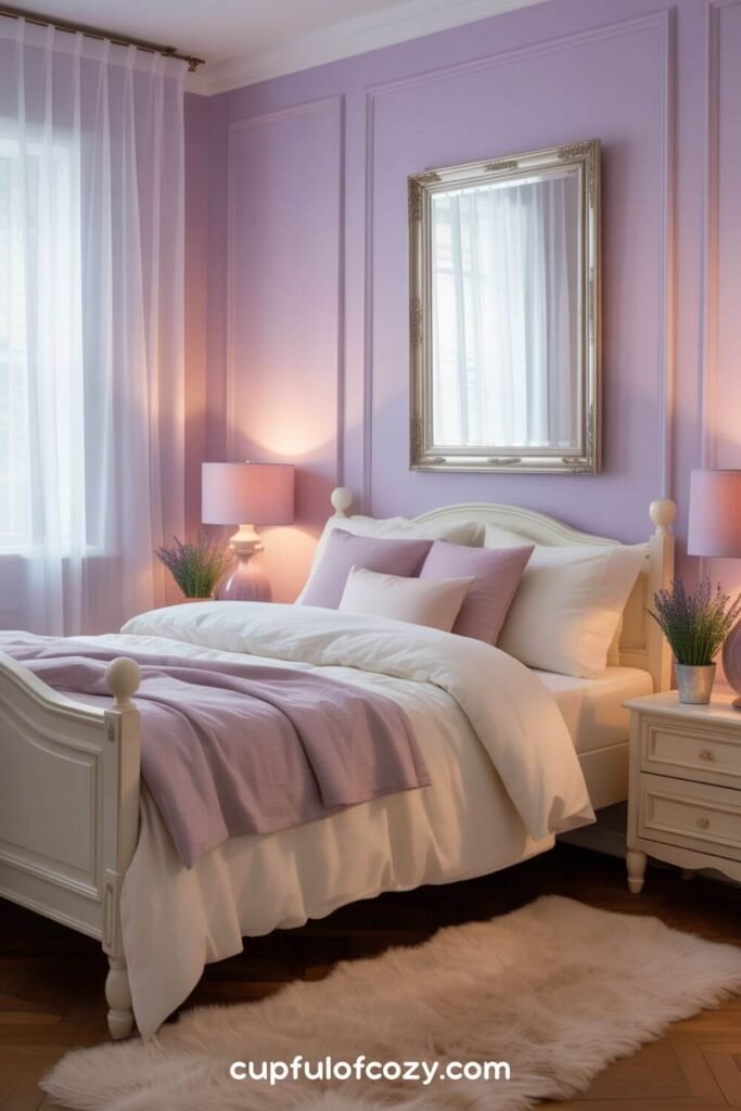 Lilac Bedroom Aesthetic