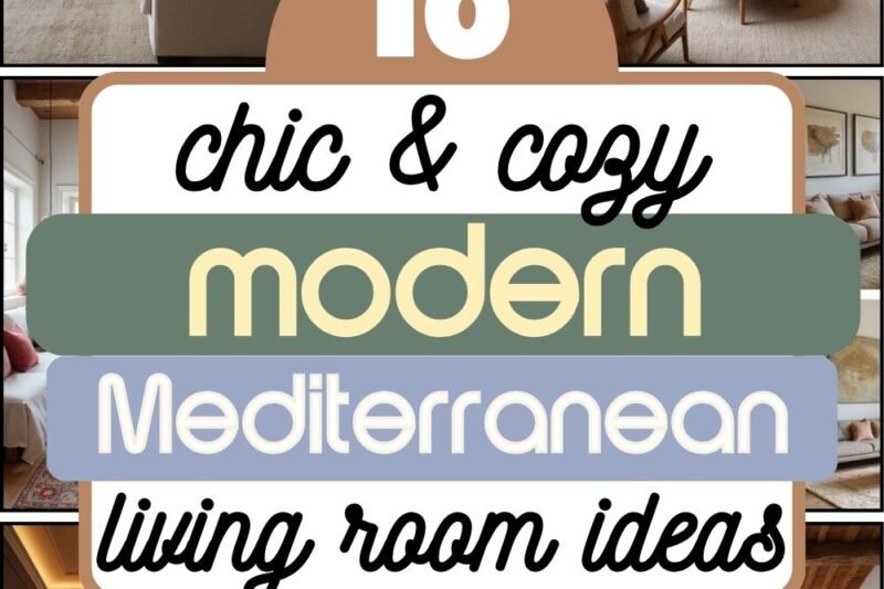 18 Cozy and Chic Modern Mediterranean Living Room Designs That Will Inspire You!