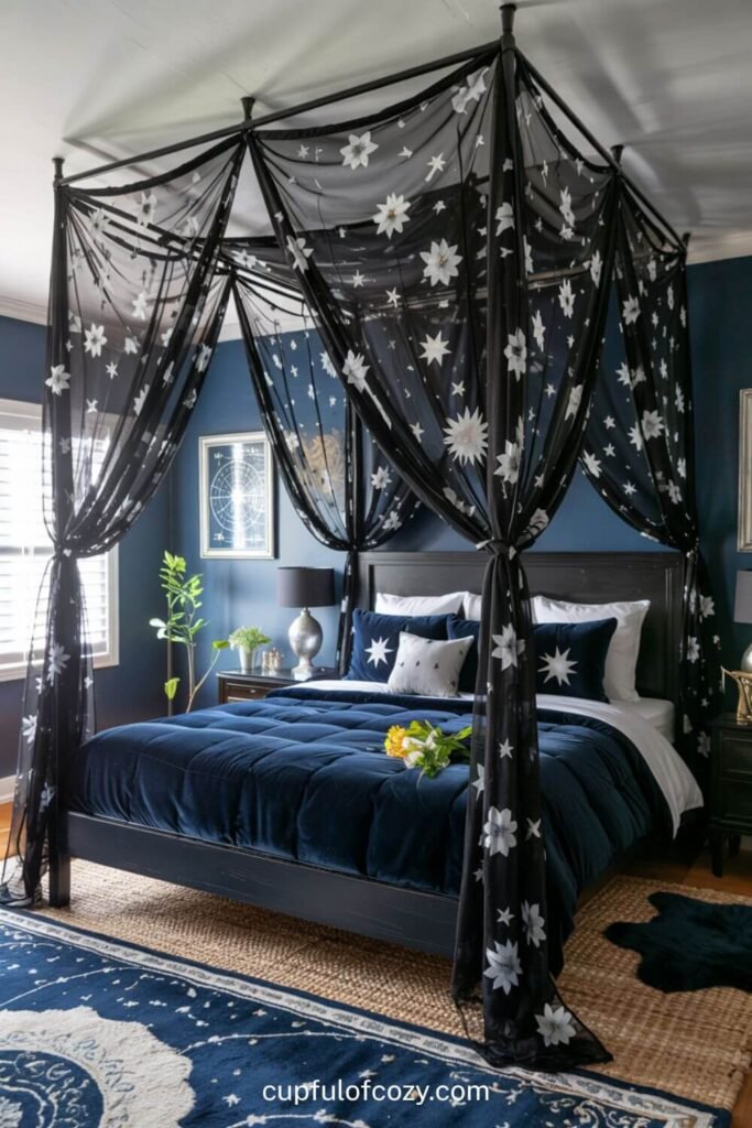 Moonlit Garden Canopy Bed