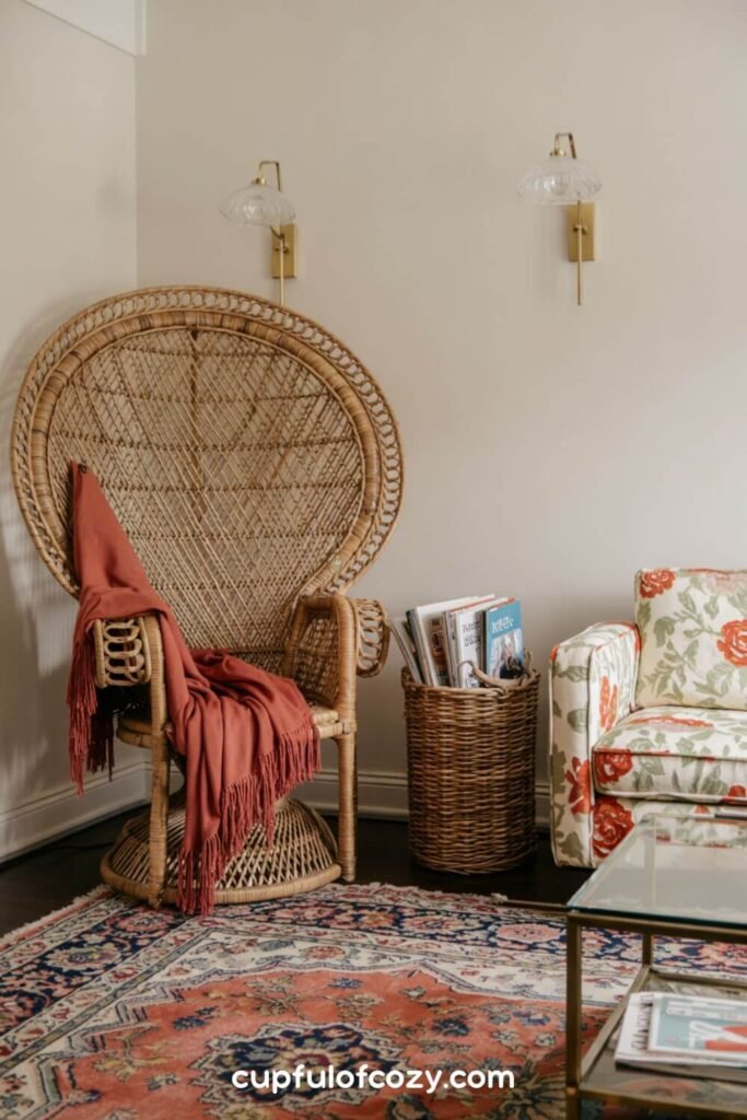 Rattan And Wicker For Textural Interest
