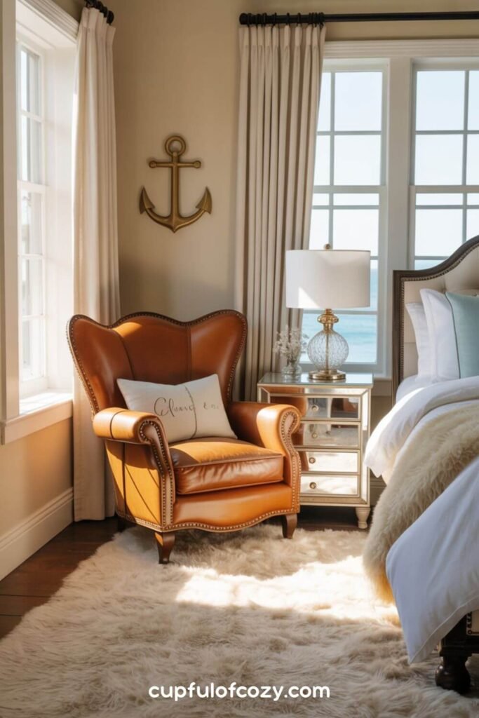 Saddle-Inspired Accent Chairs and Poufs