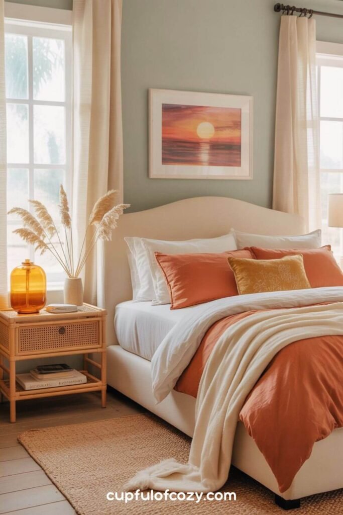 Serene Sunset Color Scheme with Campfire Touches (2)