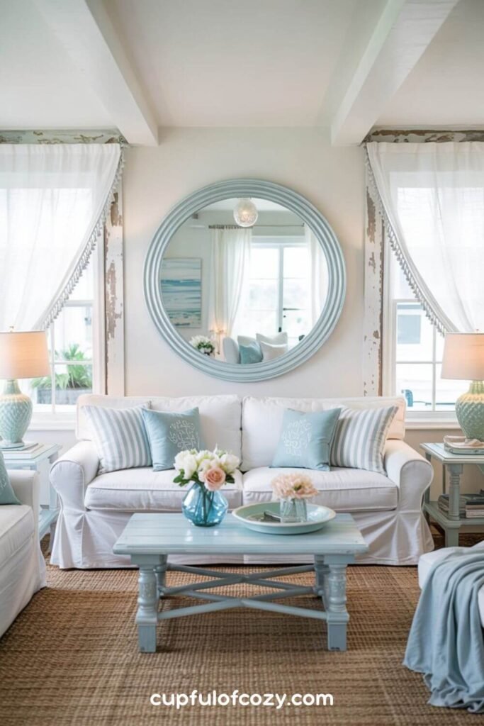 Strategic Mirror Placement for Light and Space