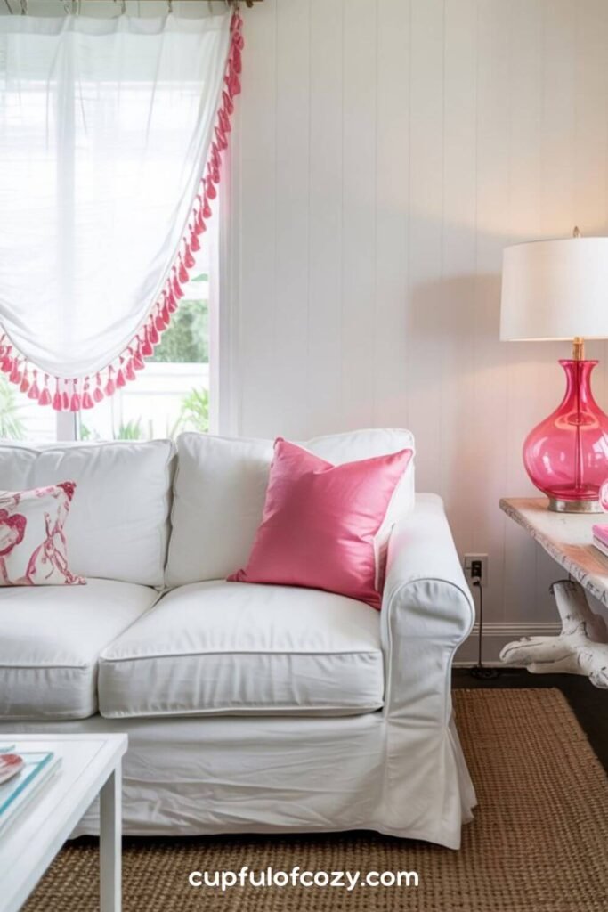 Strategic Pops of Coastal Color