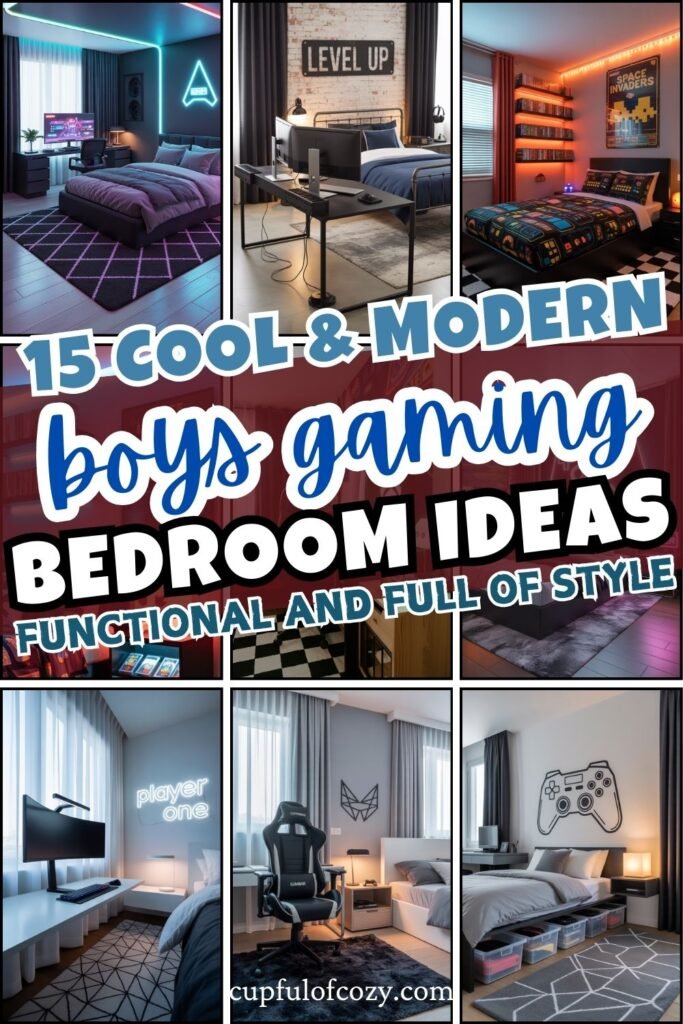 Teen Boy Gaming Bedroom Ideas