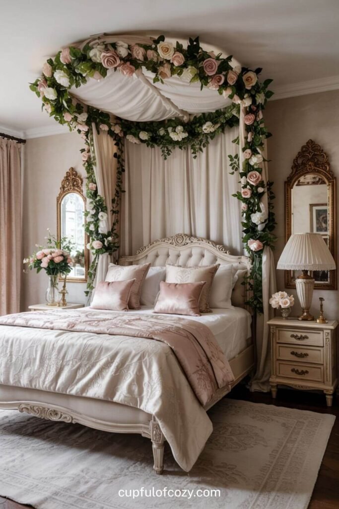 Victorian-Inspired Floral Crown Canopy (2)