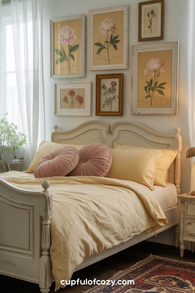 Vintage Botanical Print Gallery Wall
