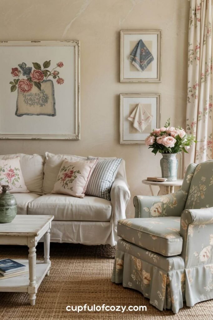 Vintage-Inspired Floral Patterns Mixed With Stripes