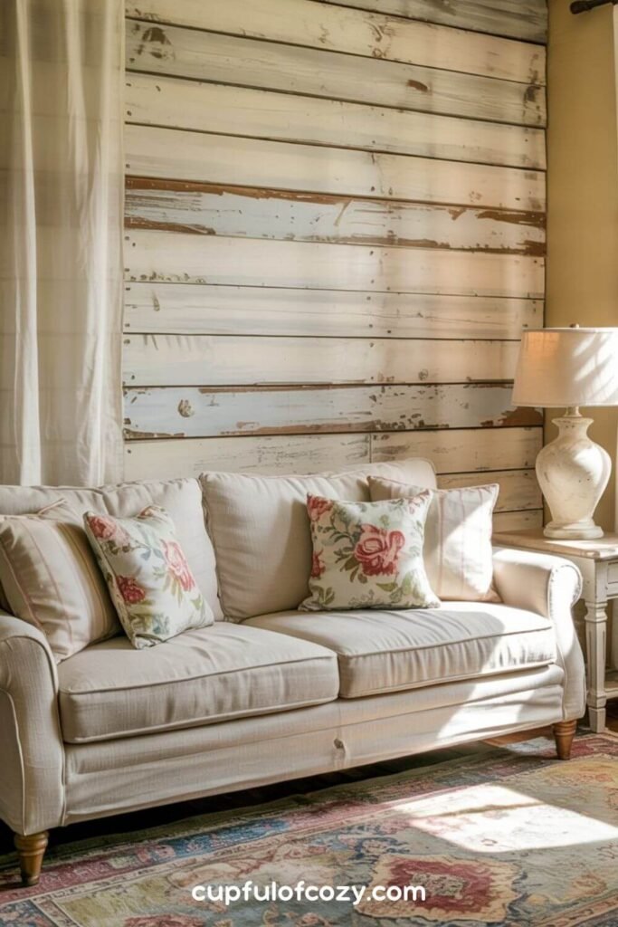 Weathered Wood Accent Wall Or Ceiling Beams