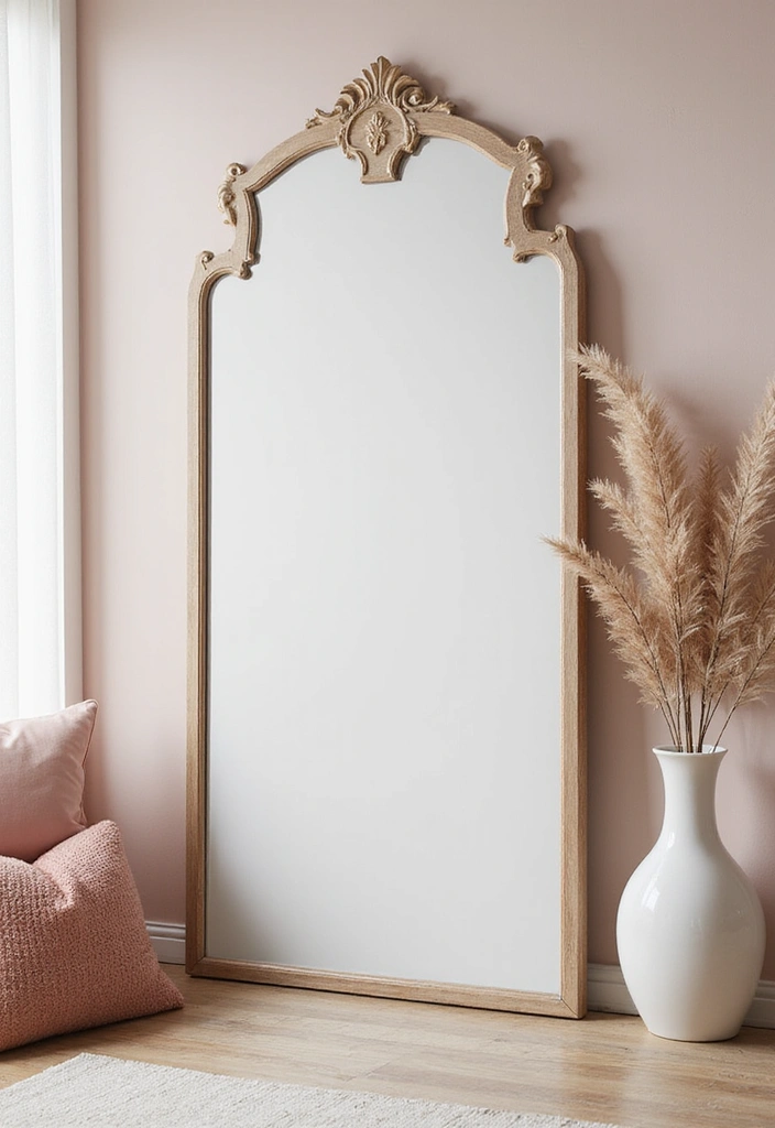 19 Affordable Girly Living Room Decor Ideas That Look Expensive! (#6 Will Shock You!) - 8. Glamorous Mirrors