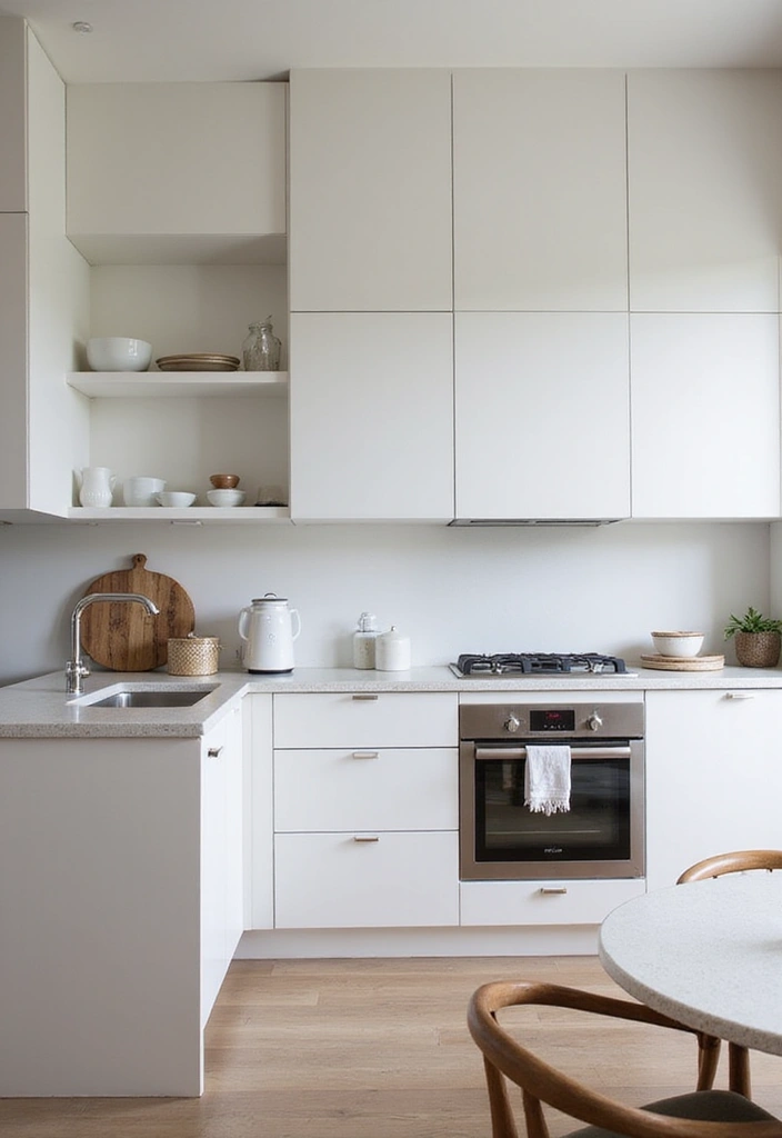 20 Stunning Small Beach House Kitchen Coastal Style Ideas You Can't Miss! - 11. Minimalistic Designs