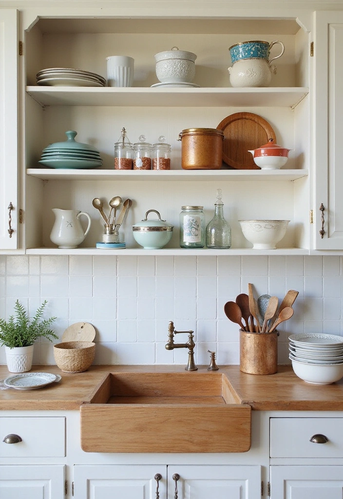 20 Budget-Friendly Coastal Hamptons Style Kitchen Ideas That Look Expensive! - 12. Vintage Finds