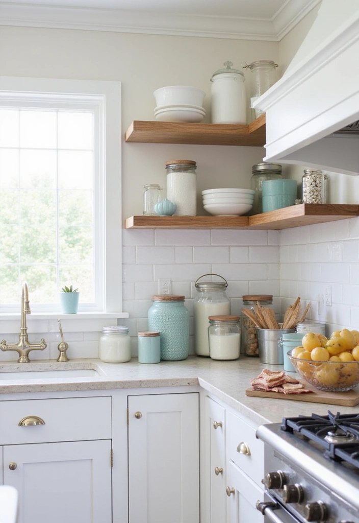 20 Budget-Friendly Coastal Hamptons Style Kitchen Ideas That Look Expensive! - 14. Decorative Jars and Canisters