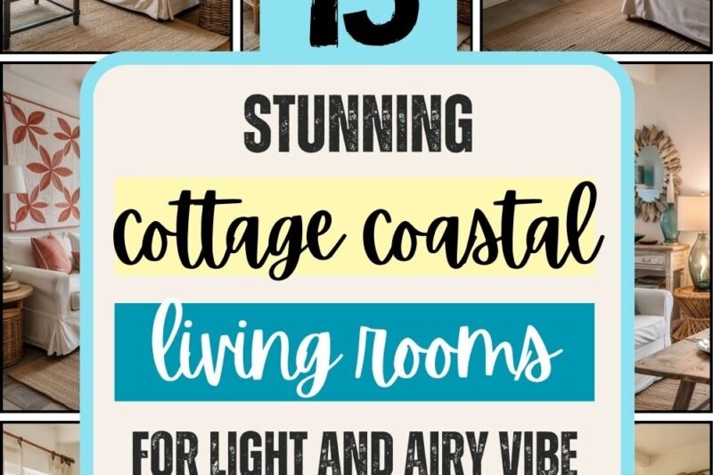 15 Stunning Coastal Cottage Living Rooms for a Light and Airy Vibe