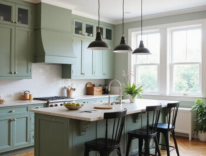 20 Unique Sage Green and Black Kitchen Ideas That Will Make You Fall in Love with Cooking Again!