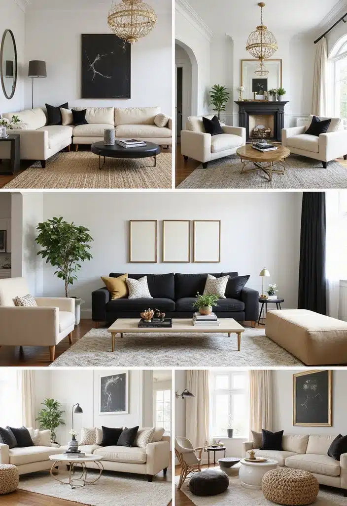 20 Jaw-Dropping Cream Black and Gold Living Room Designs You Need to See! - Conclusion