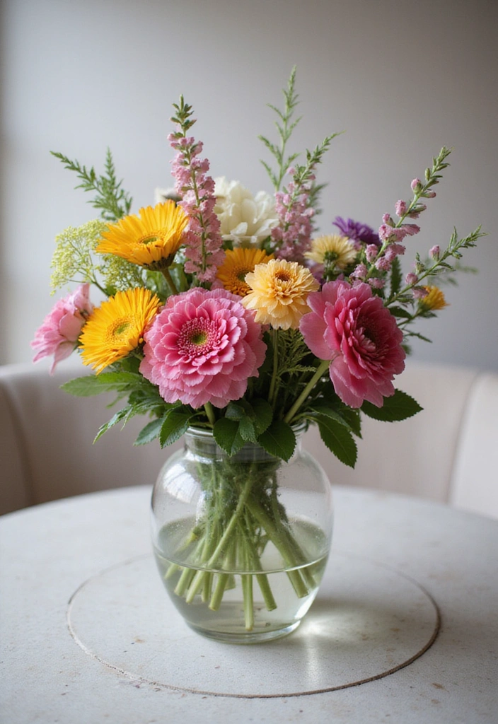 19 Affordable Girly Living Room Decor Ideas That Look Expensive! (#6 Will Shock You!) - 6. DIY Floral Arrangements (This Will Shock You!)