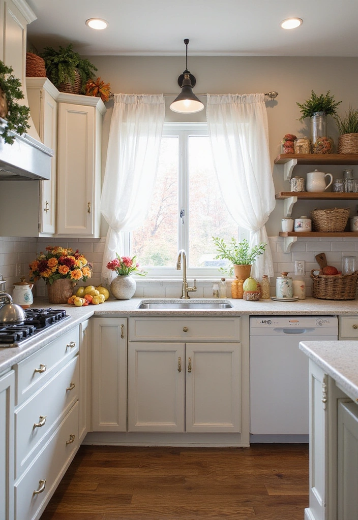 20 Budget-Friendly Coastal Hamptons Style Kitchen Ideas That Look Expensive! - 20. Seasonal Decor Changes