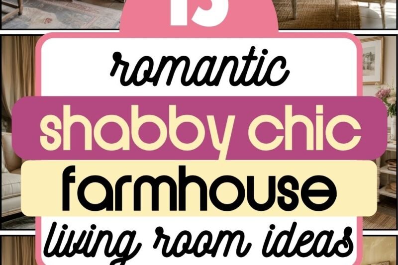 15 Romantic Shabby Chic Farmhouse Living Room Ideas That Will Make Your Heart Skip a Beat