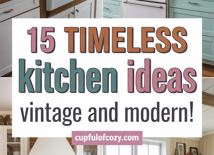 15 Timeless Kitchen Ideas That Blend Vintage Charm with Modern Elegance (Must-See #8!)