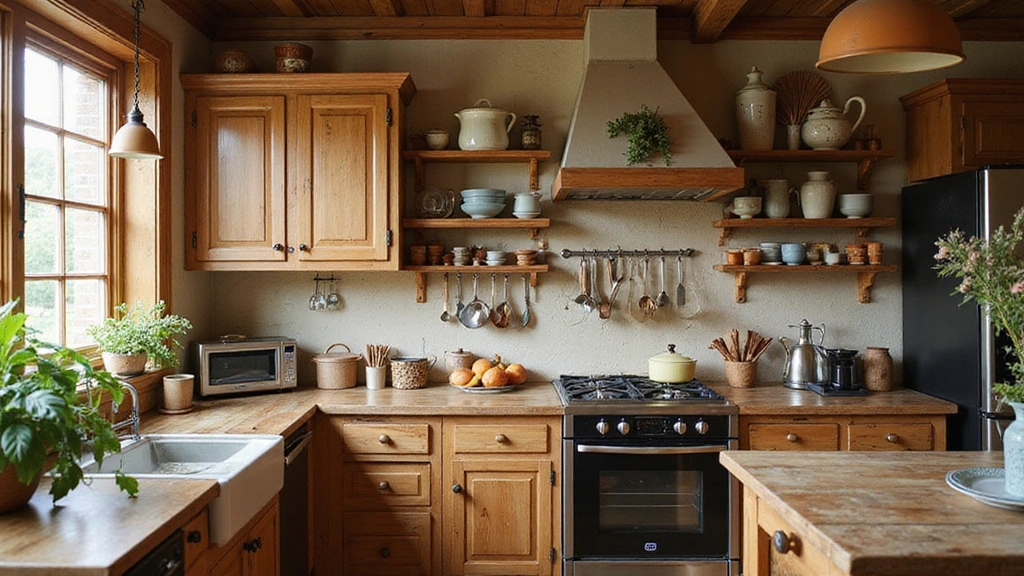 How to Maximize Style and Space in Your Small Vintage Country Kitchen