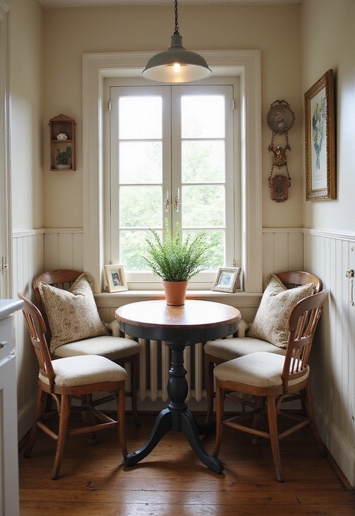 How to Maximize Style and Space in Your Small Vintage Country Kitchen - 7. Create a Breakfast Nook
