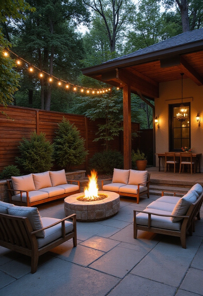 20 Stunning Modern Backyard Patio Designs That Will Transform Your Outdoor Space! - 16. Luxurious Lounge Area