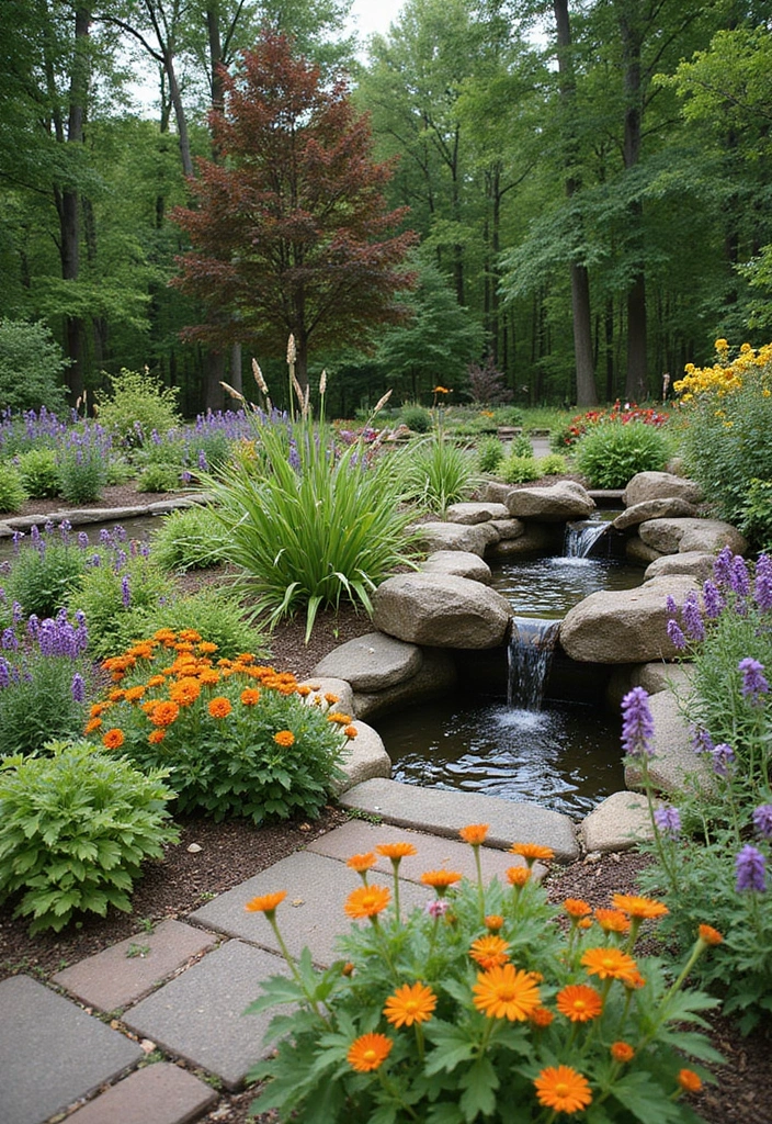 20 Creative Large Backyard Layouts That Will Make You Want to Host Every Weekend! - 13. Butterfly and Pollinator Garden