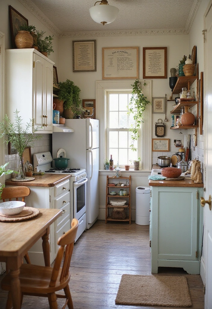 14 Small One Side Kitchen Ideas for Maximum Organization and Efficiency! - 14. Personal Touches