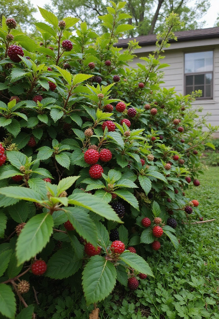 20 Cozy Rustic Backyard Landscaping Ideas That Will Transform Your Outdoor Space! - 15. Berry Bushes