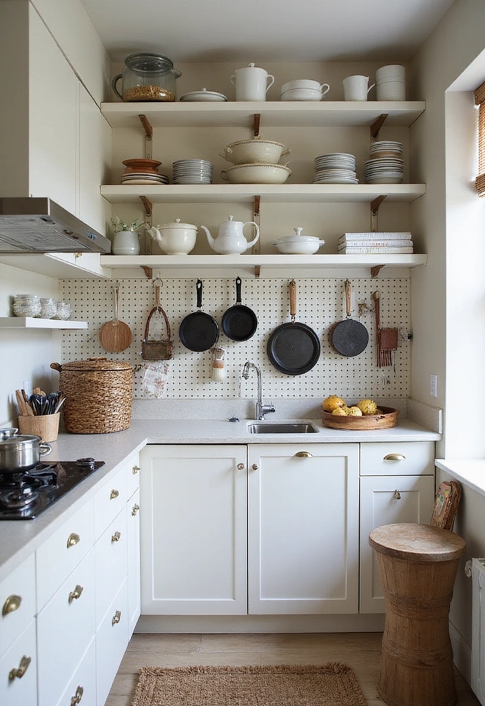 14 Small One Side Kitchen Ideas for Maximum Organization and Efficiency! - 1. Vertical Storage Wonders
