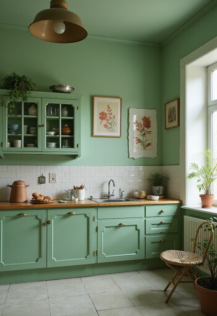 11 Eco-Friendly Light Green European Kitchen Decor Hacks That Are Beautiful and Sustainable! - 10. DIY Eco-Decor Projects