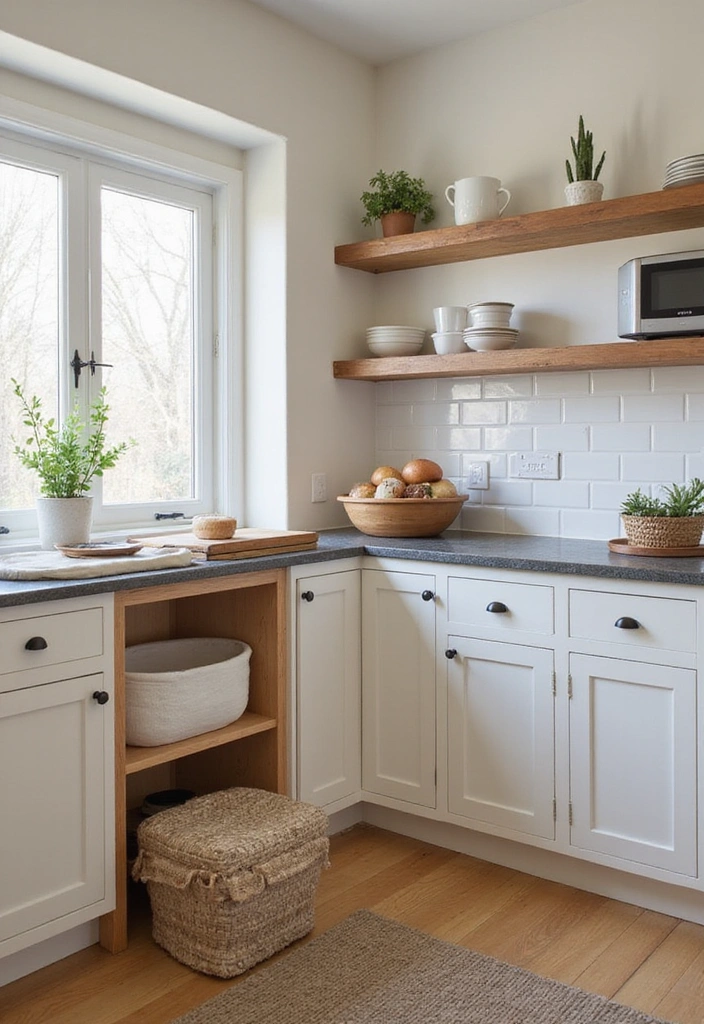 14 Small One Side Kitchen Ideas for Maximum Organization and Efficiency! - 10. Hidden Storage Solutions