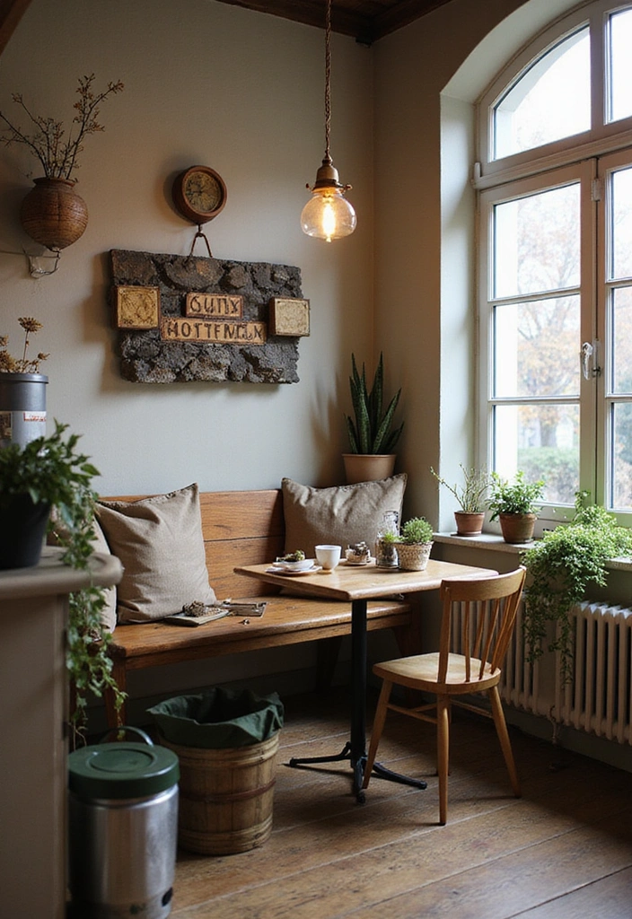 22 Boho Coffee Bar Decor Ideas to Create Your Own Cozy Café at Home! - 15. Eco-Friendly Elements