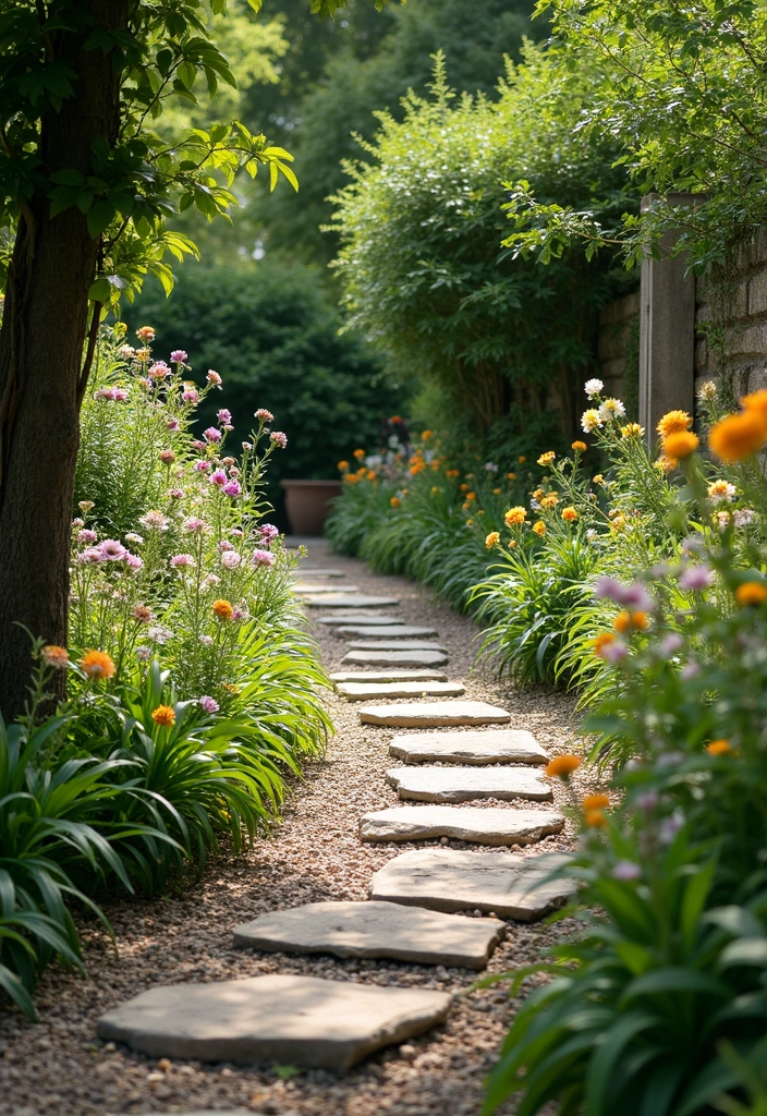 20 Whimsical Cottagecore Backyard Ideas That'll Make You Want to Live Outside! - 9. Whimsical Garden Pathways
