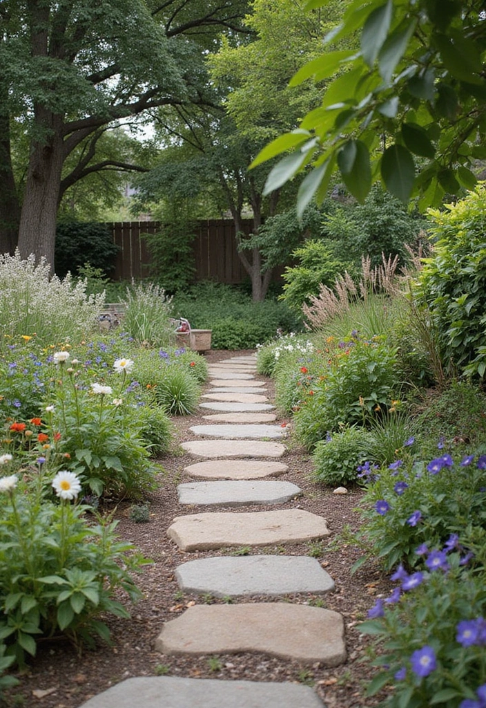 20 Cozy Rustic Backyard Landscaping Ideas That Will Transform Your Outdoor Space! - 2. Charming Pathways