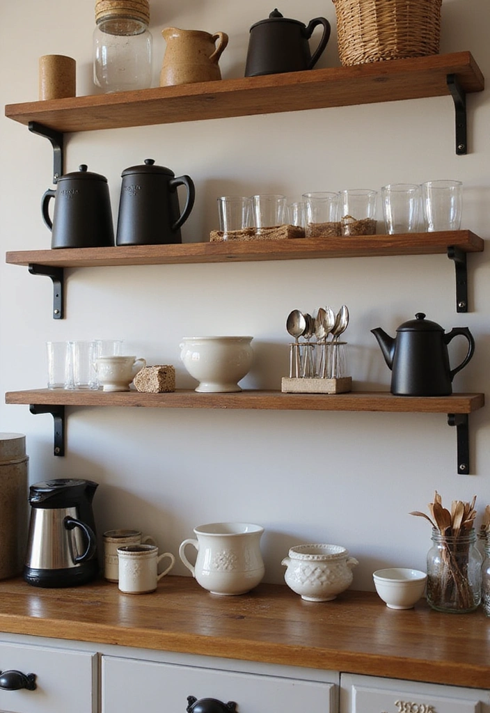22 Boho Coffee Bar Decor Ideas to Create Your Own Cozy Café at Home! - 19. Functional Decor Items