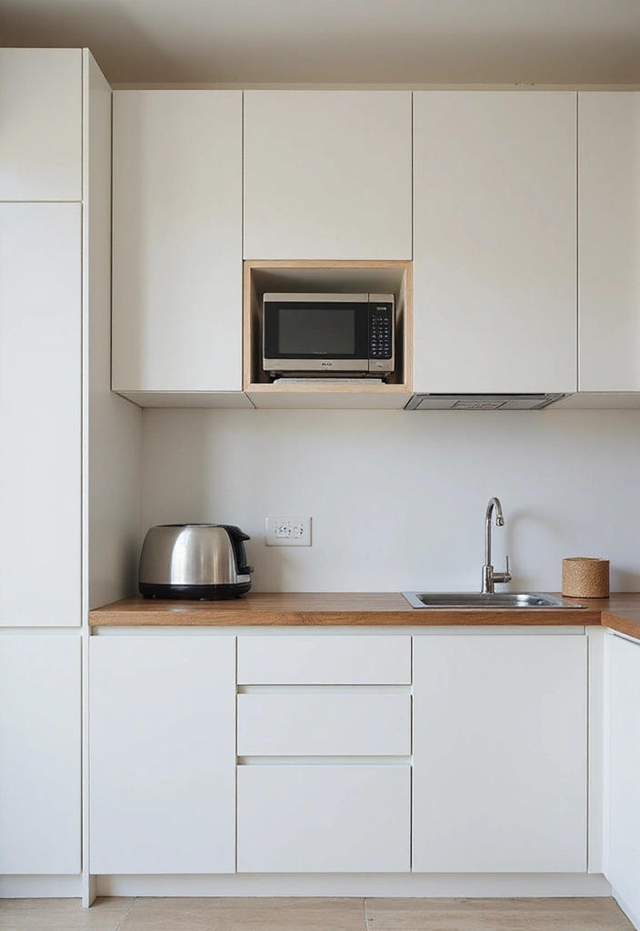 Step by Step: Minimalist Kitchen Organization for Small Spaces - 6. Opt for Hidden Appliances