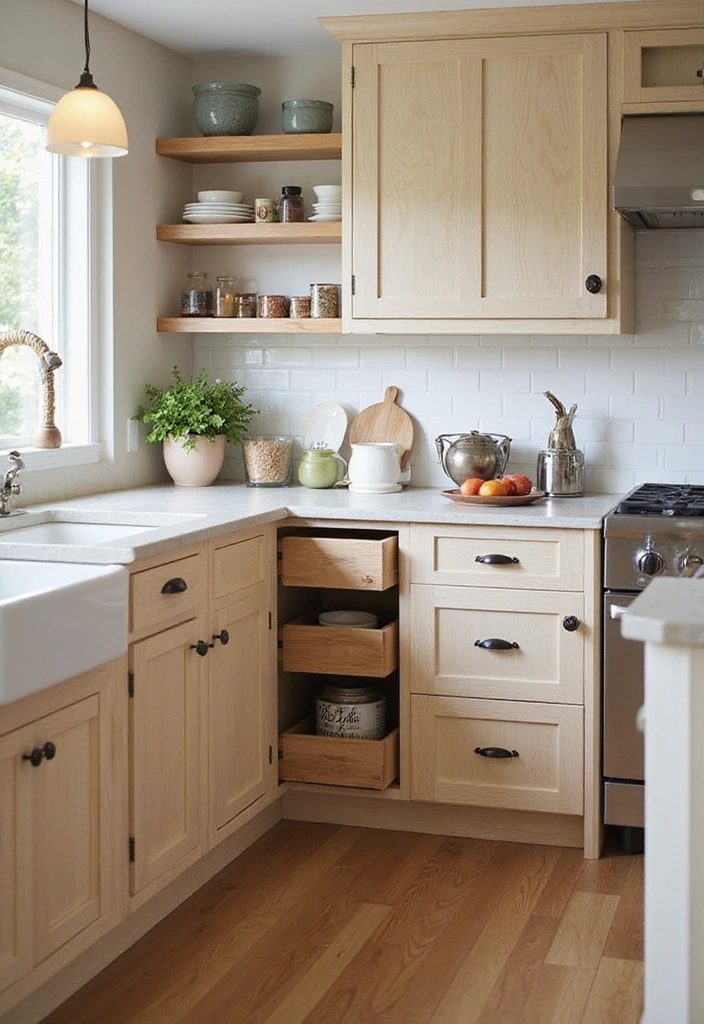 20 Inspiring Small L Shape Kitchen Ideas You Need to See to Believe! - 4. Smart Storage Solutions