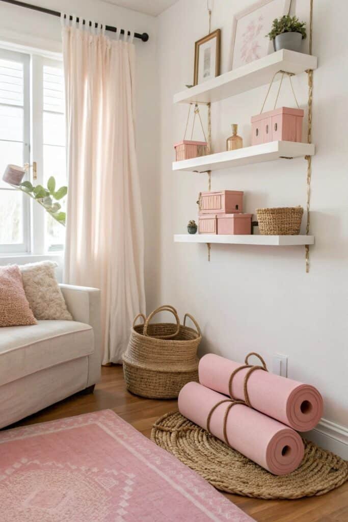 a-boho-small-apartment-living-room-with-a-blush-pi