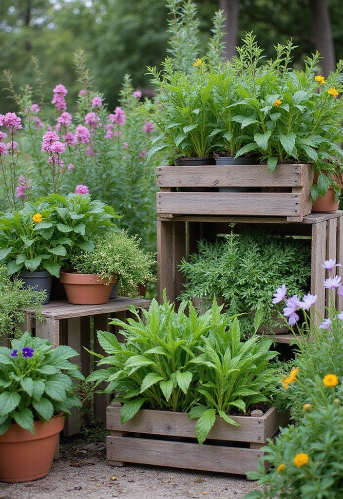 20 Whimsical Cottagecore Backyard Ideas That'll Make You Want to Live Outside! - 4. Herb-Centric Garden