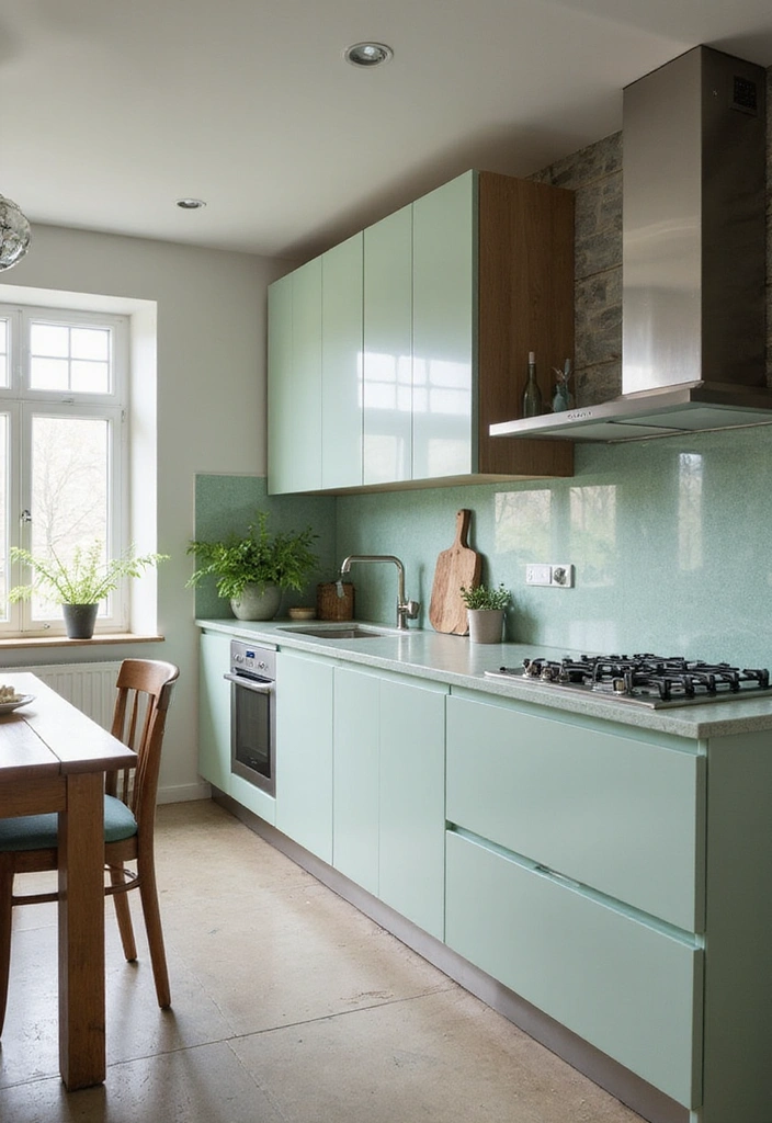 11 Eco-Friendly Light Green European Kitchen Decor Hacks That Are Beautiful and Sustainable! - 8. Eco-Friendly Countertop Choices