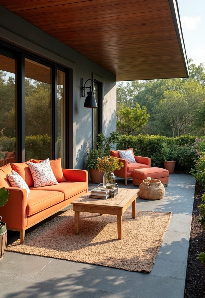 20 Creative Large Backyard Layouts That Will Make You Want to Host Every Weekend! - 7. Stylish Patio Furniture