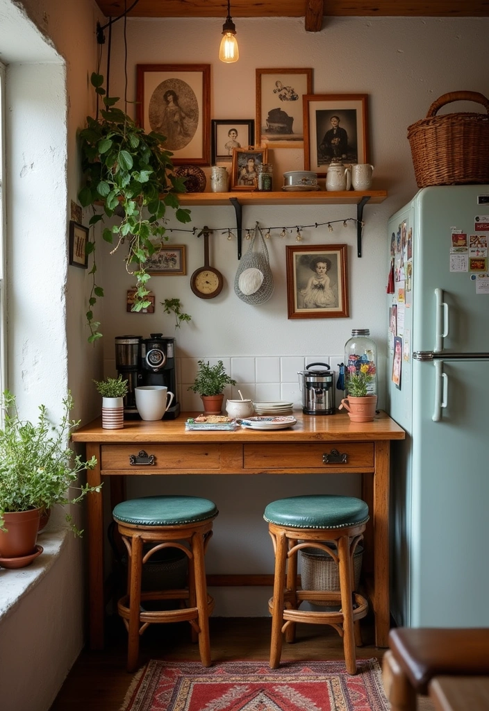 22 Boho Coffee Bar Decor Ideas to Create Your Own Cozy Café at Home! - 13. Personal Touches