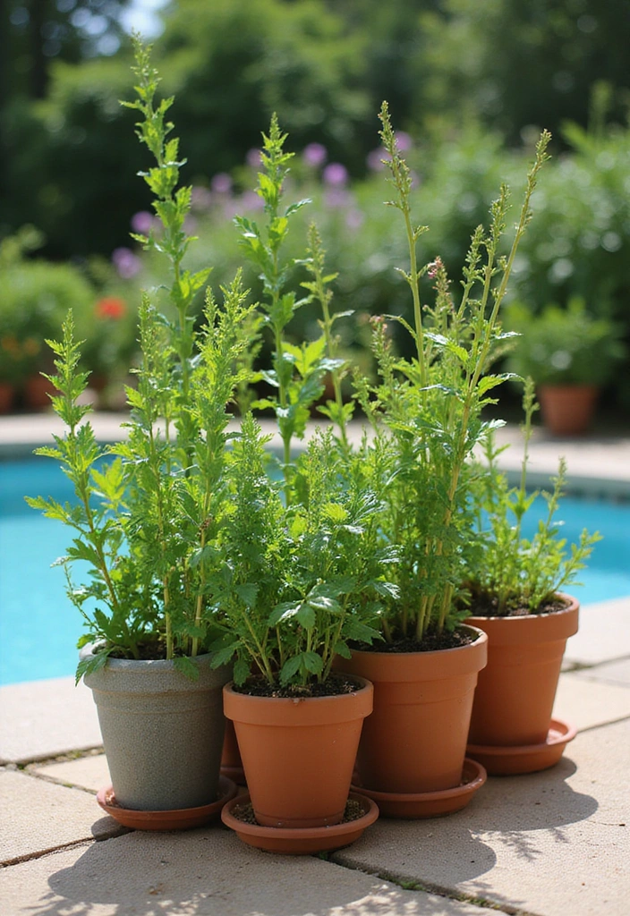 27 Budget-Friendly Backyard Pool & Patio Ideas That Will Transform Your Summer! - 25. Fresh Herb Garden