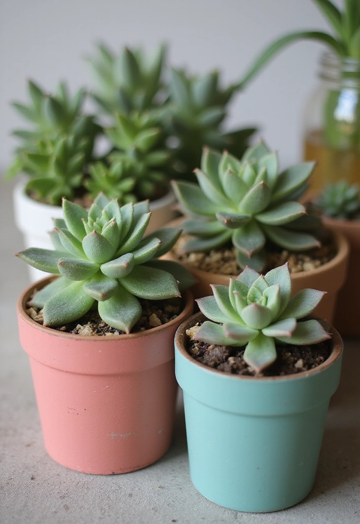 20 Budget-Friendly Kitchen Counter Corner Decor Ideas You Can DIY! - 4. Sweet Succulent Display